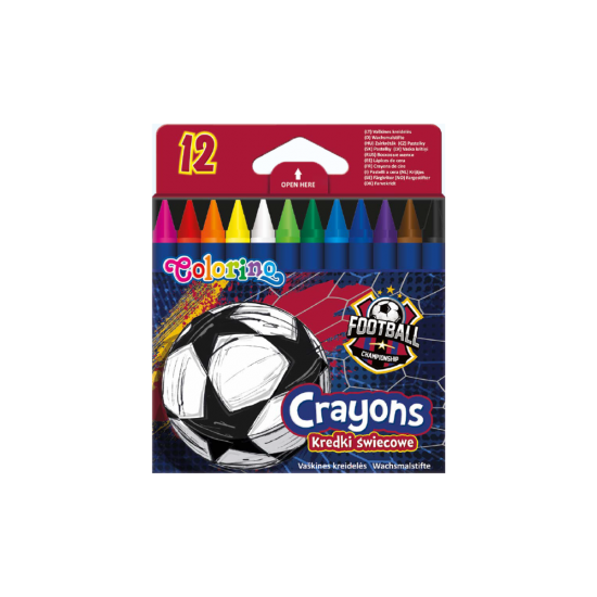Пастели12 цвята Football Colorino