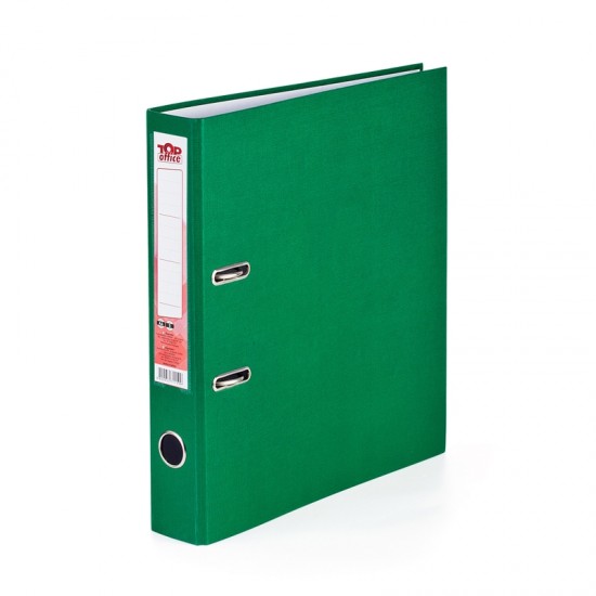 Top Office Класьор, 5 cm, PVC, без метален кант, зелен