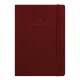 Faber-Castell Тефтер, А5, кожен, черен и червен, 80 листа