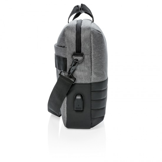 Swiss Peak Чанта за лаптоп, с RFID защита, 15, сива/черна