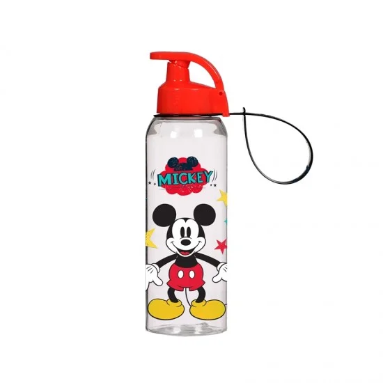Disney Бутилка Mickey Mouse, спортна, пластмасова, с дръжка, 750 ml