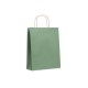 Хартиена торбичка Paper Tone, размер M, 25 х 11 х 32 cm, зелена