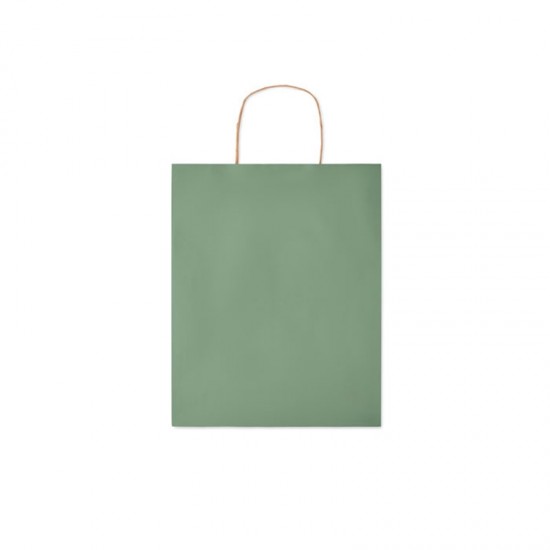 Хартиена торбичка Paper Tone, размер M, 25 х 11 х 32 cm, зелена