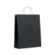 Хартиена торбичка Paper Tone, размер L, 32 х 12 х 40 cm, черна