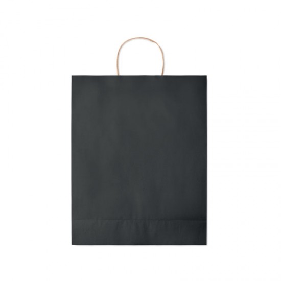 Хартиена торбичка Paper Tone, размер L, 32 х 12 х 40 cm, черна
