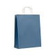 Хартиена торбичка Paper Tone, размер L, 32 х 12 х 40 cm, синя