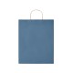 Хартиена торбичка Paper Tone, размер L, 32 х 12 х 40 cm, синя