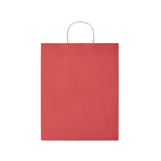 Хартиена торбичка Paper Tone, размер L, 32 х 12 х 40 cm, червена