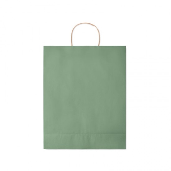 Хартиена торбичка Paper Tone, размер L, 32 х 12 х 40 cm, зелена