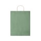 Хартиена торбичка Paper Tone, размер L, 32 х 12 х 40 cm, зелена