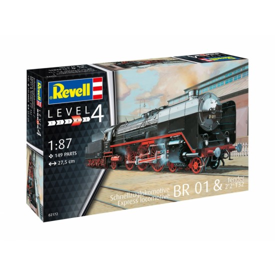 Сглобяем модел, Revell, Локомотив на експресен влак BR 02 T32, 149 части