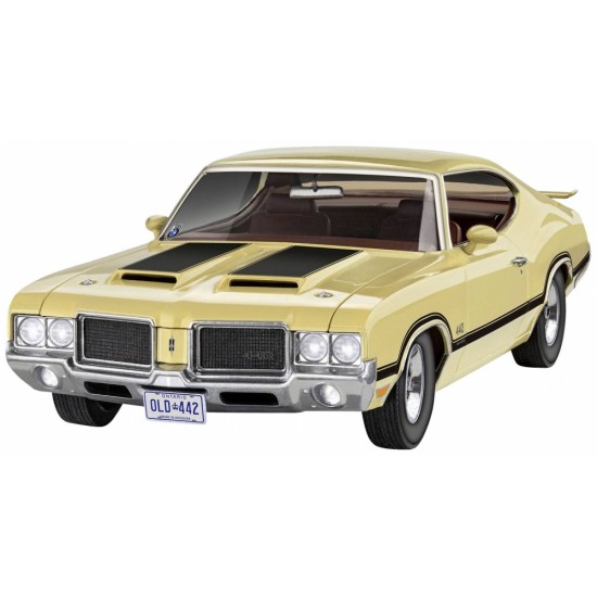 Сглобяем модел, Revell, Oldsmobile 442 1971 Coupe, 124 части