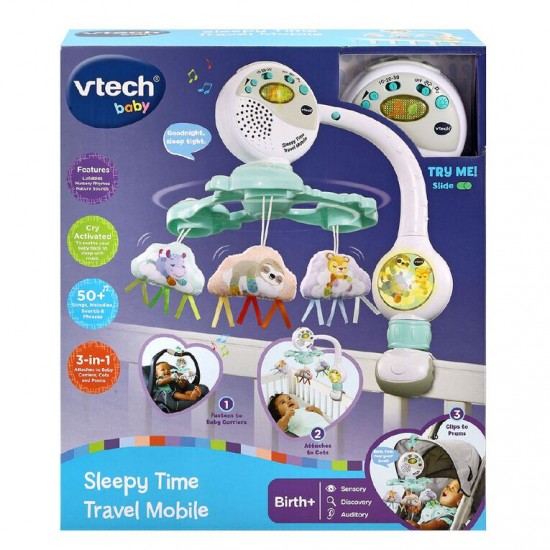 Музикална въртележка, Vtech, Облаци, Сънливо пътуване, 10 х 28.8 х 33 см