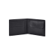Портфейл от естествена кожа Attack 2 SLG с отделение за монети и RFID защита черен цвят