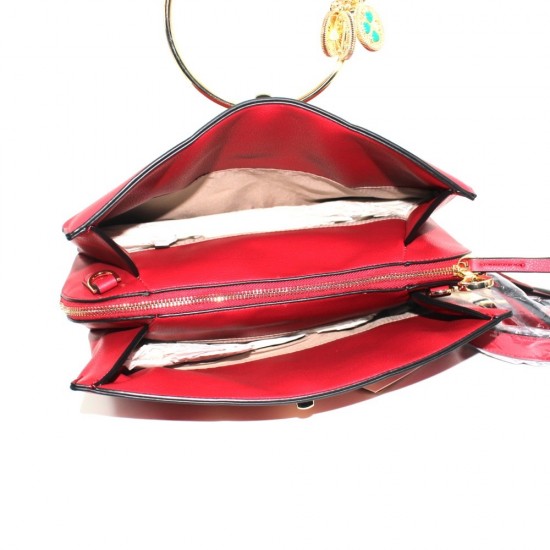 Дамска чанта Encircle червен цвят