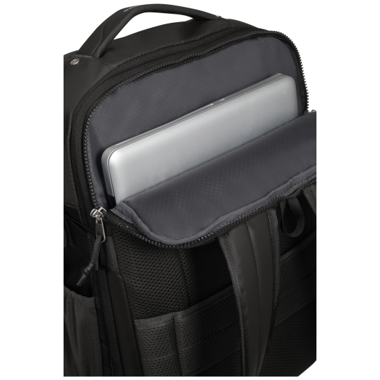 Midtown Раница L за 15,6 инча лаптоп с разширение в черен цвят