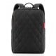 classic backpack M rhombus black
