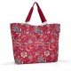 Разгъваема чанта за пазаруване Reisenthel Райе XL - Червена с мотиви