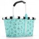 Детска кошница Reisenthel Carrybag XS Kids - Cats and Dogs Mint