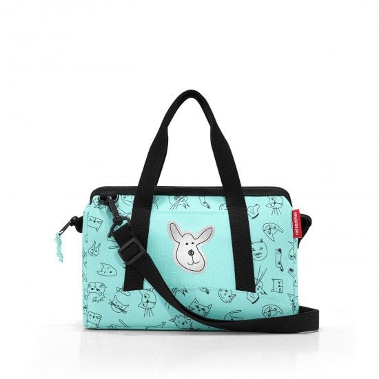 Пътна чанта Reisenthel Allrounder XS Kids - Cats and Dogs Mint