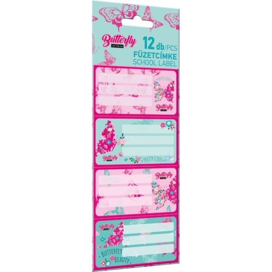 LIZZY CARD LOLLIPOP CUTE BUTTERFLY етикети