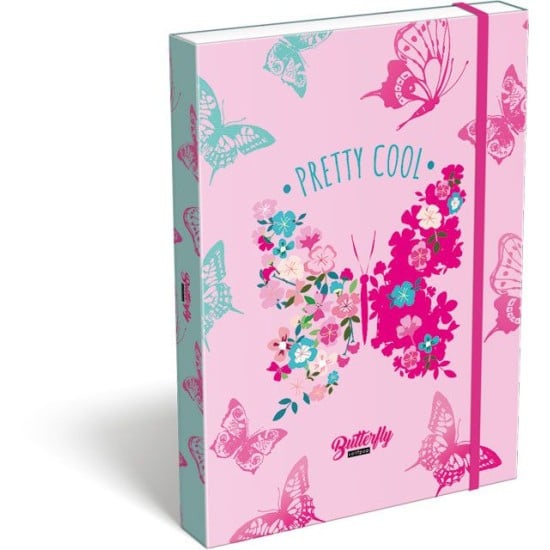 LIZZY CARD LOLLIPOP CUTE BUTTERFLY кутия с ластик