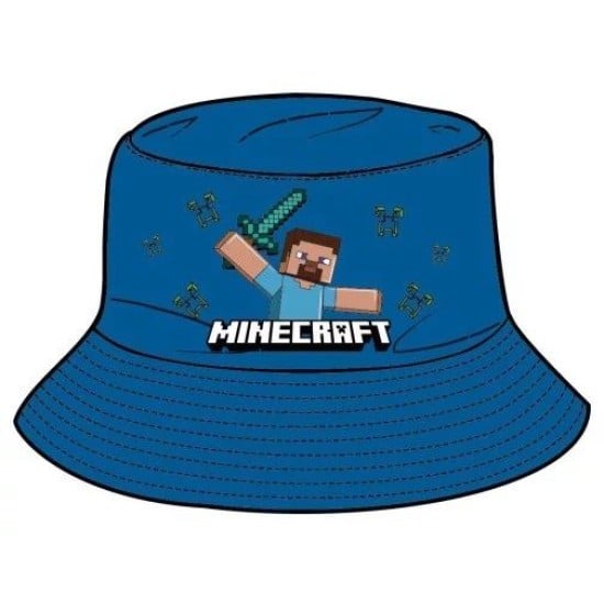 MINECRAFT шапка синя