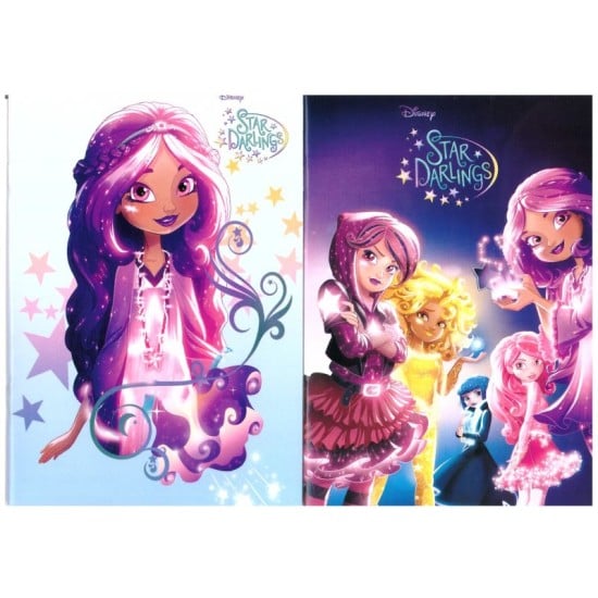 STAR DARLINGS тетрадка малък формат 20 л РЕД