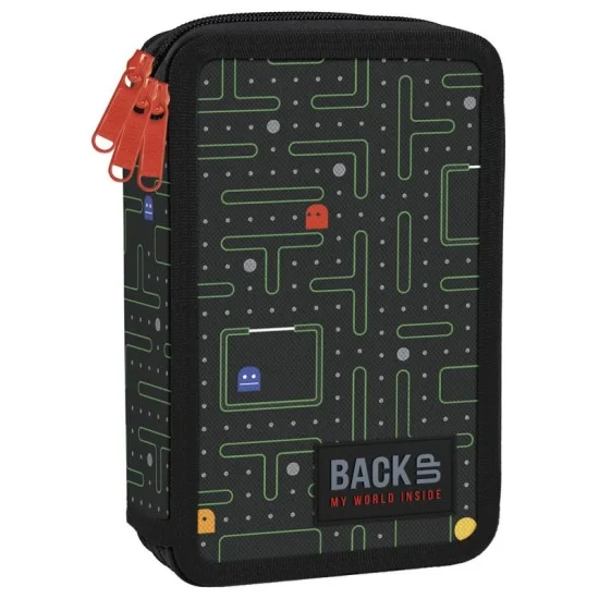 BackUp 5 EW 102 Pac-Man несесер с 3 ципа, ПЪЛЕН