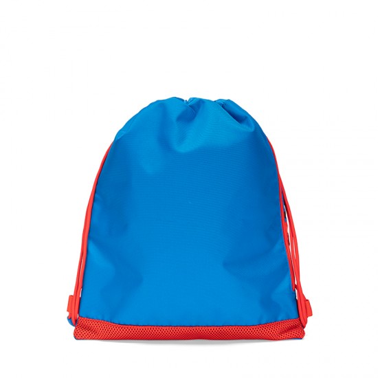 Ученическа спортна торба Super Mario Blue