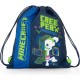 Ученическа спортна торба Minecraft Creeper Anatomy Neon