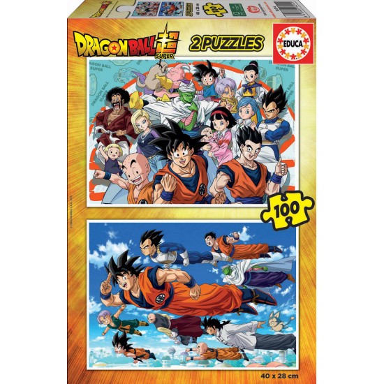 Dragon Ball - пъзел 2х100 части