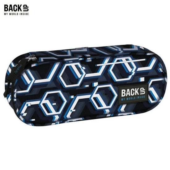 BackUP Ученически несесер с разделител Hexagons A53