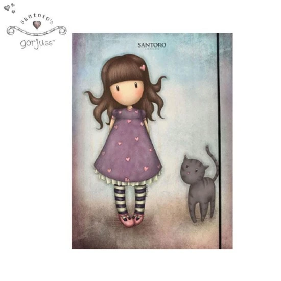 Gorjuss Папка с ластик - Purrrrrfect Pals 830856