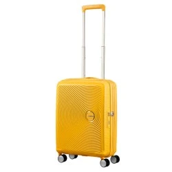 American Tourister куфар Soundbox 55 см - жълт