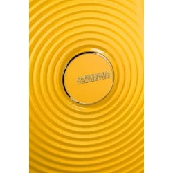 American Tourister куфар Soundbox 67 см - златно жълто