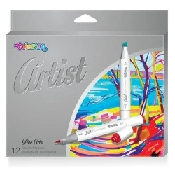 Sketch маркери за рисуване 12 цвята Colorino Arist