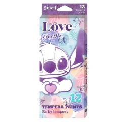 Темперни бои в туби 12 цв. STITCH Pastel Colorino