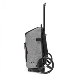 СИВА РАНИЦА ЗА ПАЗАРУВАНЕ REISENTHEL CITYCRUISER BAG, TWIST SILVER