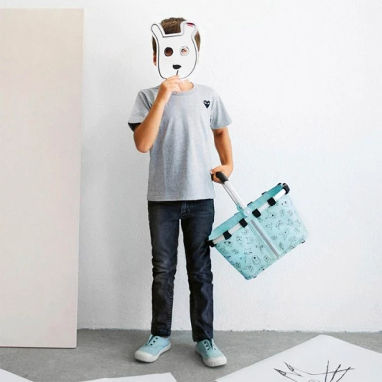 Детска кошница Reisenthel Carrybag XS Kids - Cats and Dogs Mint