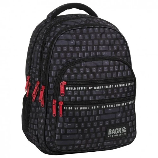 Ученическа ергономична раница BackUp M45 Keyboard, с 4 отделения