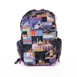 Ученическа раница TEEN+ GO TRAVEL BLACK MAP