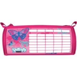 Овален несесер с програма  PINK BUTTERFLY