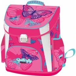 Ученическа раница премиум PINK BUTTERFLY