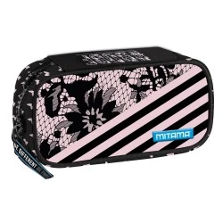 Ученически несесер с 1 отделение Mitama Pink Lace