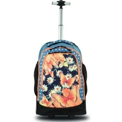 Раница на колелца Rucksack Only - Jeans Buttefly, с 2 отделения