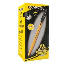 Химикалка Corvina – 50бр. – черна