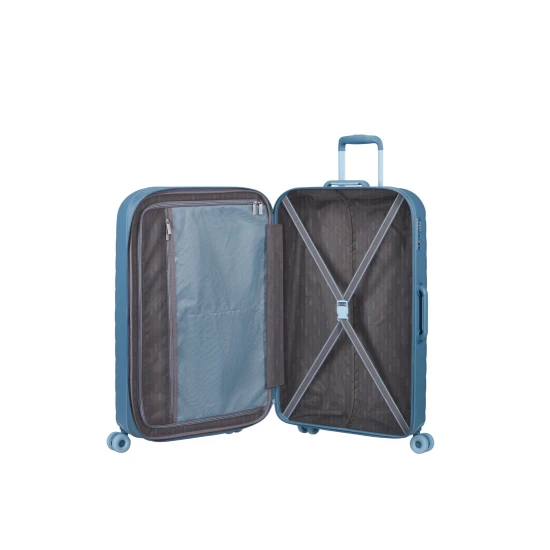 American Tourister NeoVibe Спинер на 4 колела 78 см. с разширение Стоманено Синьо