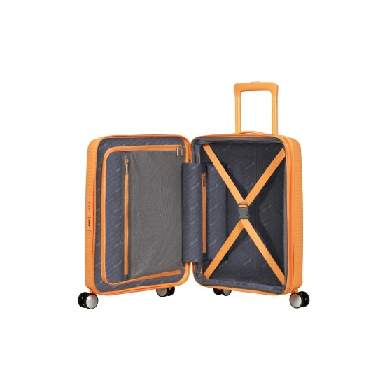 American Tourister Soundbox спинер на 4 колела 55cm с разширение Папая Поп
