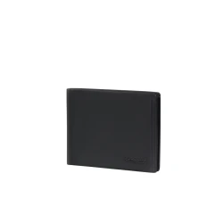 Attack 3.0 SLG Портфейл от естествена кожа с RFID защита Черен